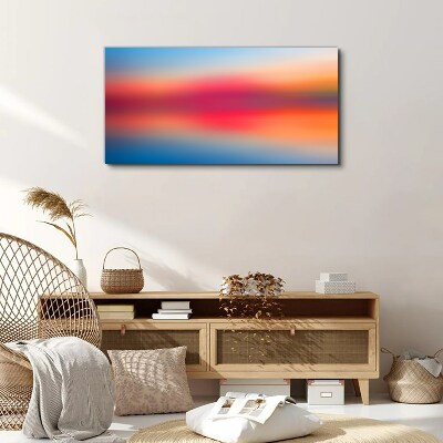 Sunset in pastel shades Canvas print