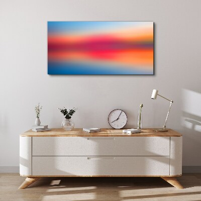Sunset in pastel shades Canvas print