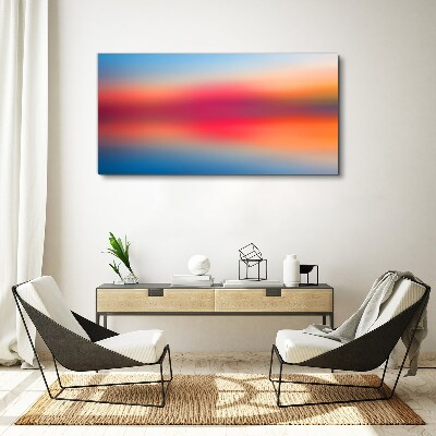Sunset in pastel shades Canvas print