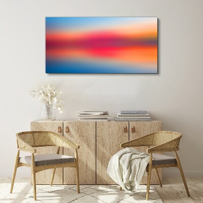 Sunset in pastel shades Canvas print