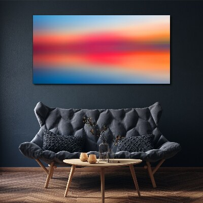 Sunset in pastel shades Canvas print