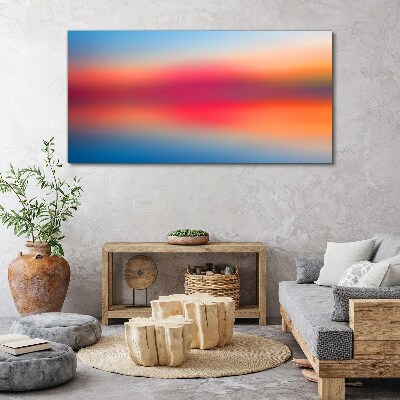 Sunset in pastel shades Canvas print