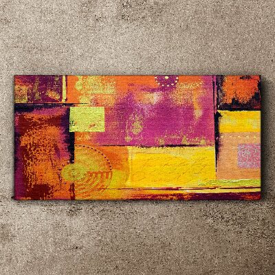 Colorful abstract compositions Canvas print