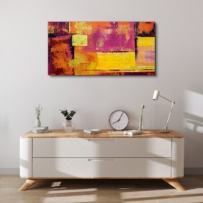 Colorful abstract compositions Canvas print