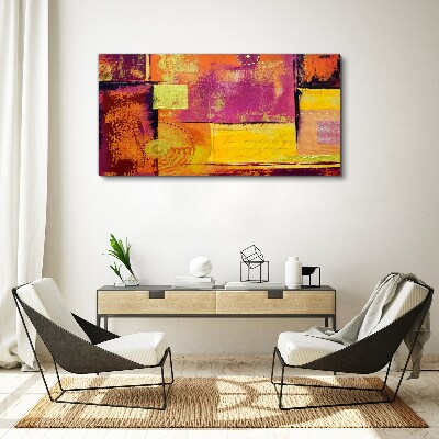 Colorful abstract compositions Canvas print