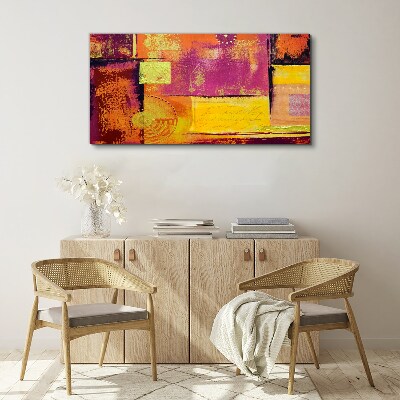 Colorful abstract compositions Canvas print