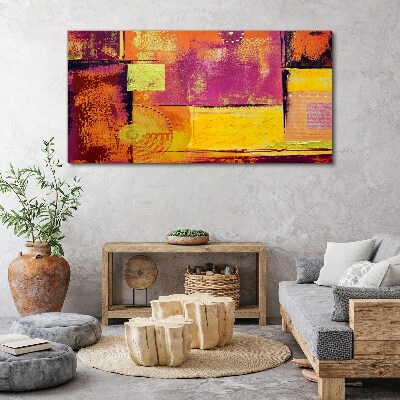 Colorful abstract compositions Canvas print