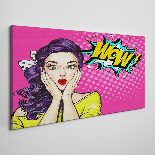 Pop Art Surprise Canvas Wall art