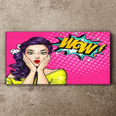 Pop Art Surprise Canvas Wall art
