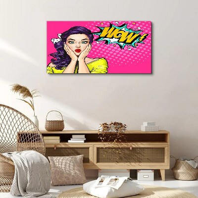 Pop Art Surprise Canvas Wall art
