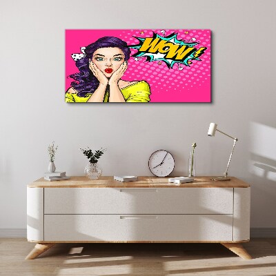 Pop Art Surprise Canvas Wall art