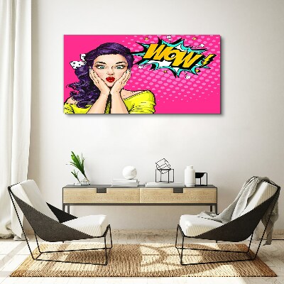 Pop Art Surprise Canvas Wall art