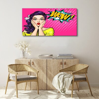 Pop Art Surprise Canvas Wall art