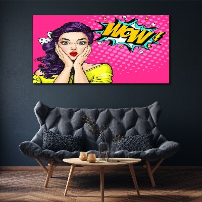 Pop Art Surprise Canvas Wall art