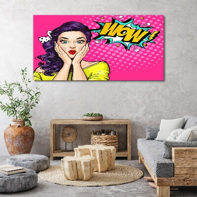 Pop Art Surprise Canvas Wall art