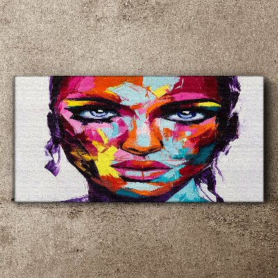 Abstraction women Canvas Wall art