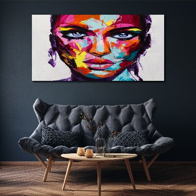 Abstraction women Canvas Wall art