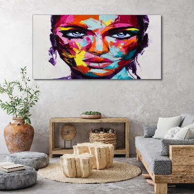 Abstraction women Canvas Wall art