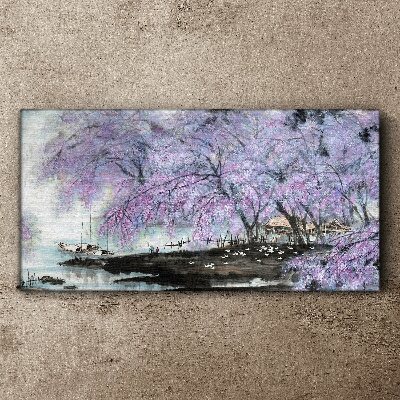 Spring blooming Canvas Wall art