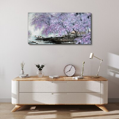 Spring blooming Canvas Wall art