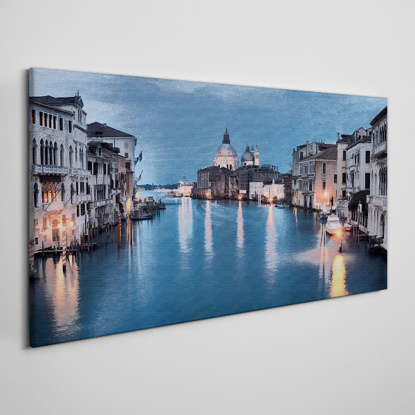 Venice in the evening light Canvas print