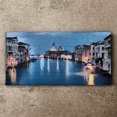Venice in the evening light Canvas print