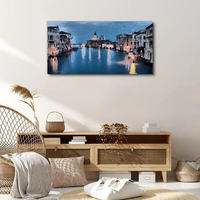 Venice in the evening light Canvas print