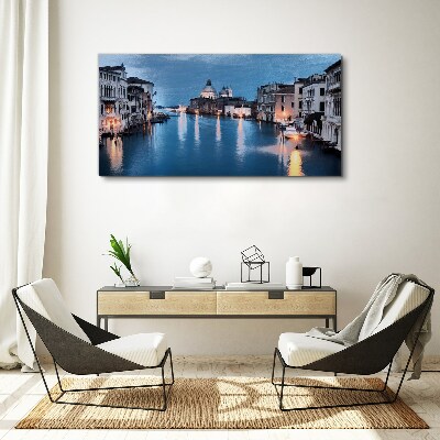Venice in the evening light Canvas print