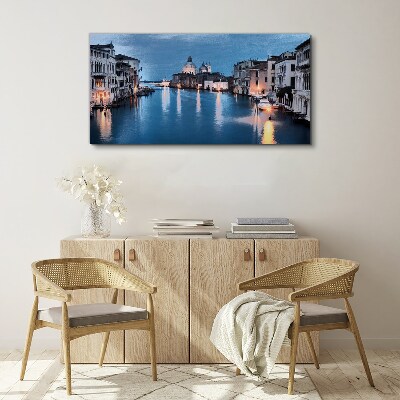 Venice in the evening light Canvas print