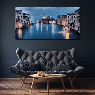 Architecture water city Canvas print