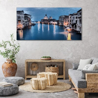 Venice in the evening light Canvas print