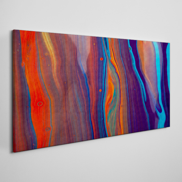 Colorful waves of abstract dance Canvas print