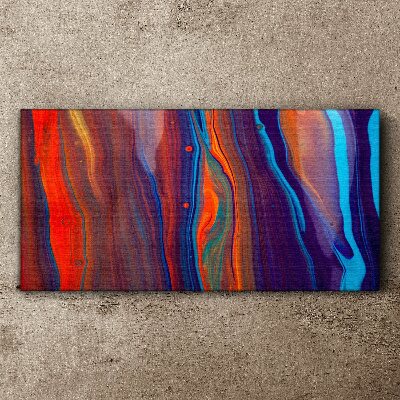 Colorful waves of abstract dance Canvas print