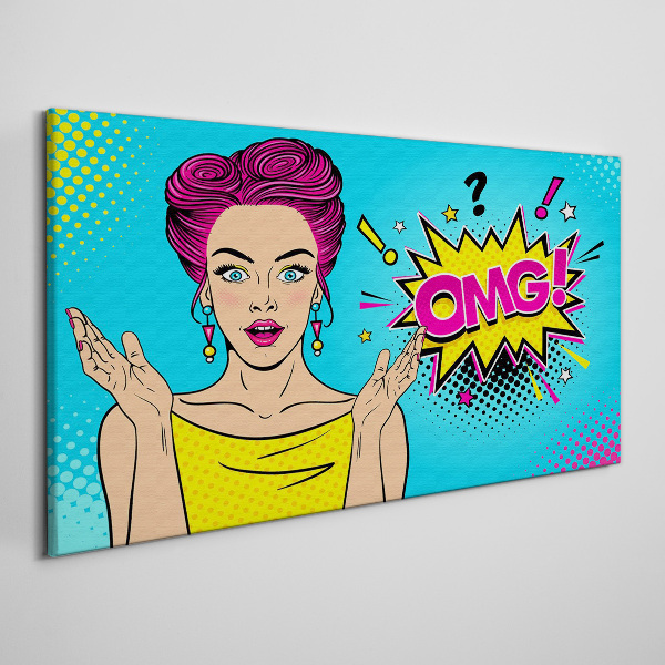 Pop Art Surprise Canvas Wall art