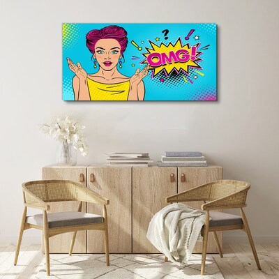 Pop Art Surprise Canvas Wall art