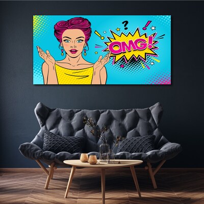 Pop Art Surprise Canvas Wall art