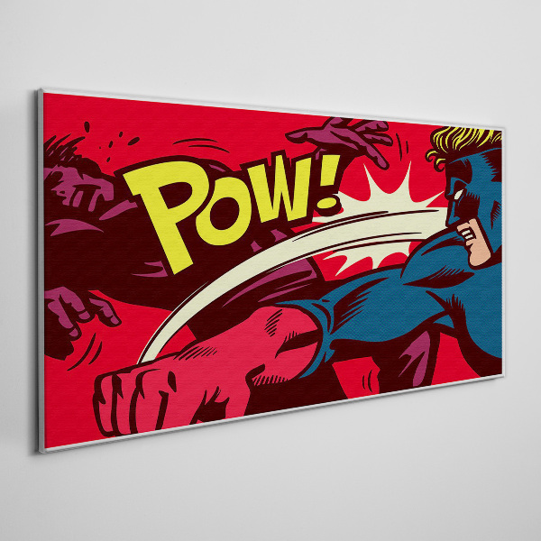 Hero comics villain Canvas Wall art