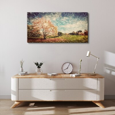 Autumn Alley Canvas print