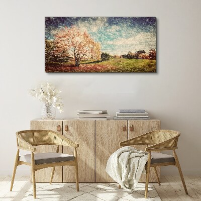 Autumn Alley Canvas print