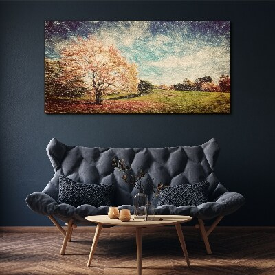 Autumn Alley Canvas print