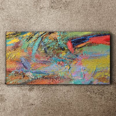 Colorful abstract landscape Canvas print