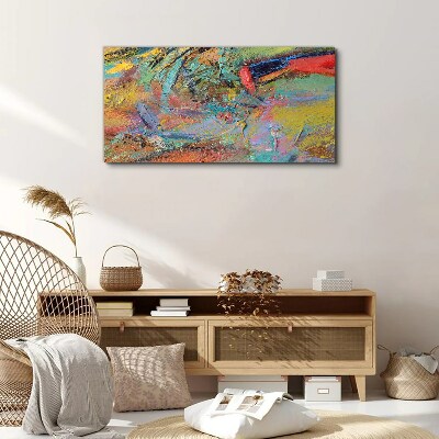Colorful abstract landscape Canvas print