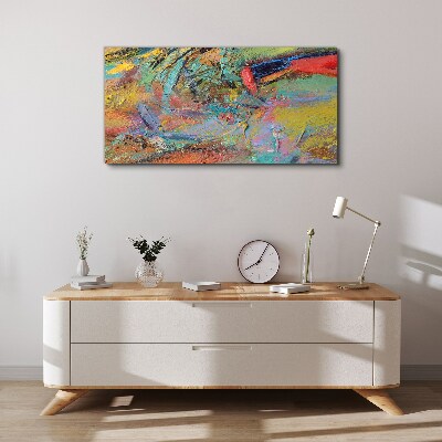 Colorful abstract landscape Canvas print