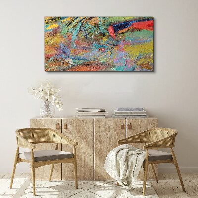 Colorful abstract landscape Canvas print