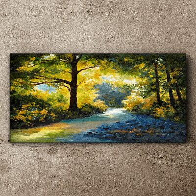 Forest flowers Canvas print