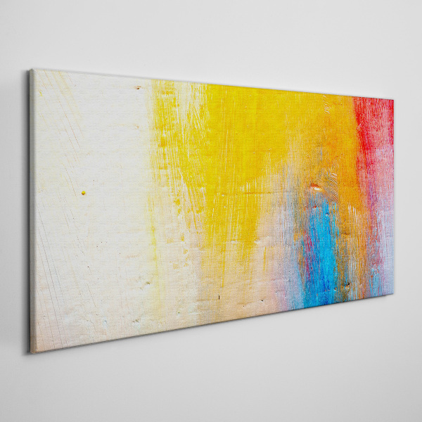 Colorful abstraction on a white background Canvas print