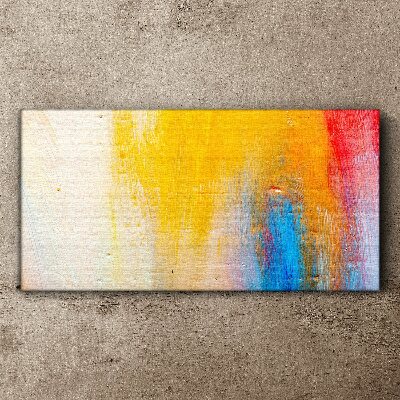 Colorful abstraction on a white background Canvas print