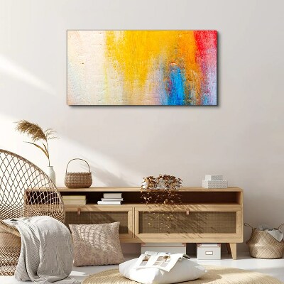 Colorful abstraction on a white background Canvas print