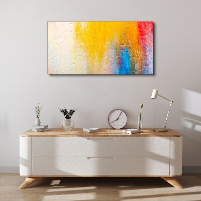 Colorful abstraction on a white background Canvas print