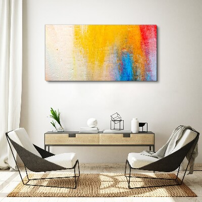Colorful abstraction on a white background Canvas print